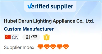 Hubei Derun Lighting Appliance Co., Ltd., Alibaba Uluslararası İstasyonunda B...